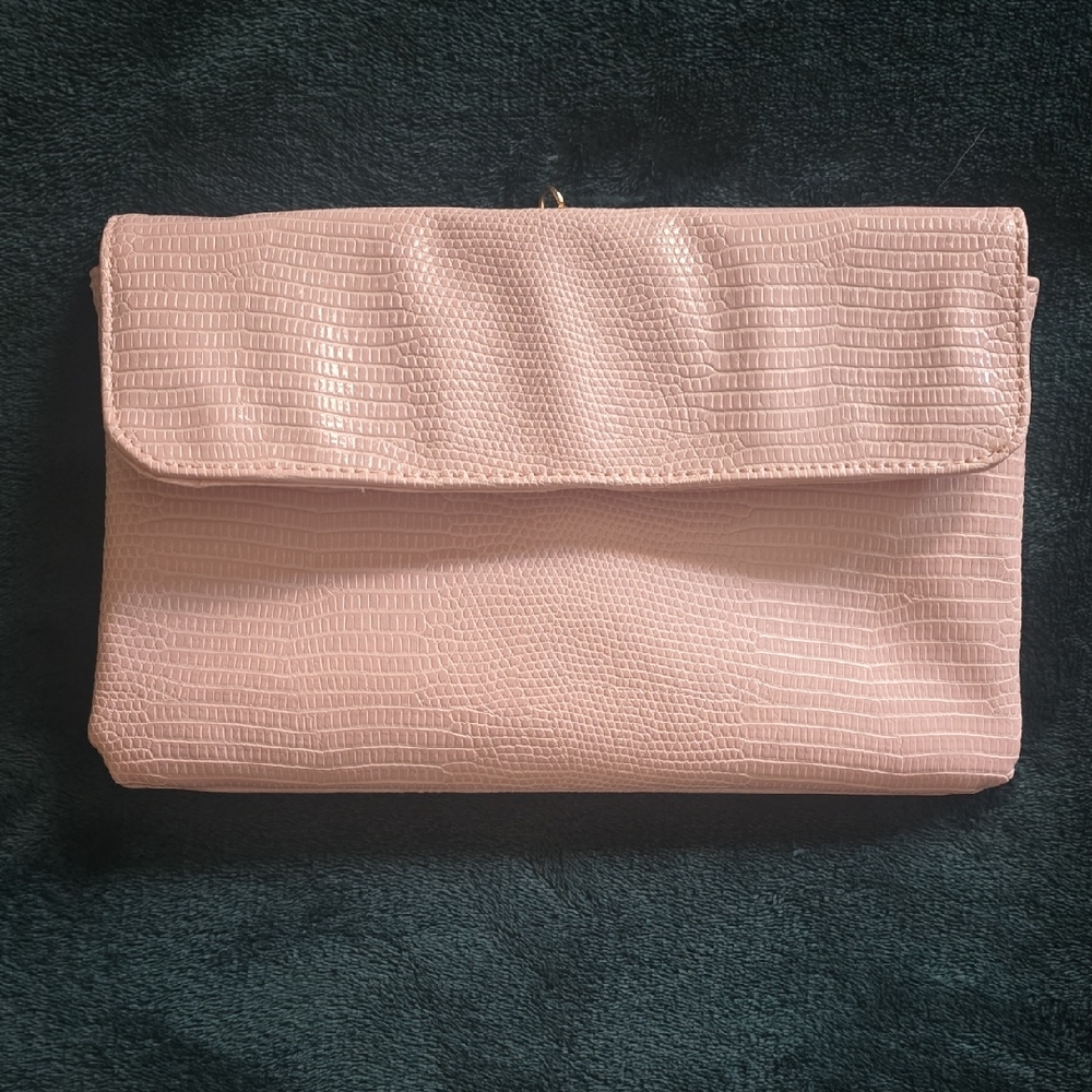 Elegant Pink Clutch Bag
